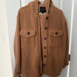 Sanctuary Brown Sherpa Jacket